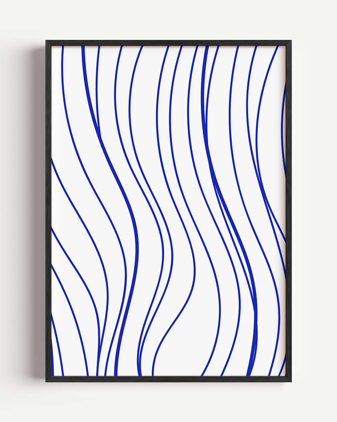 Dromerige Blauwe Golven Poster