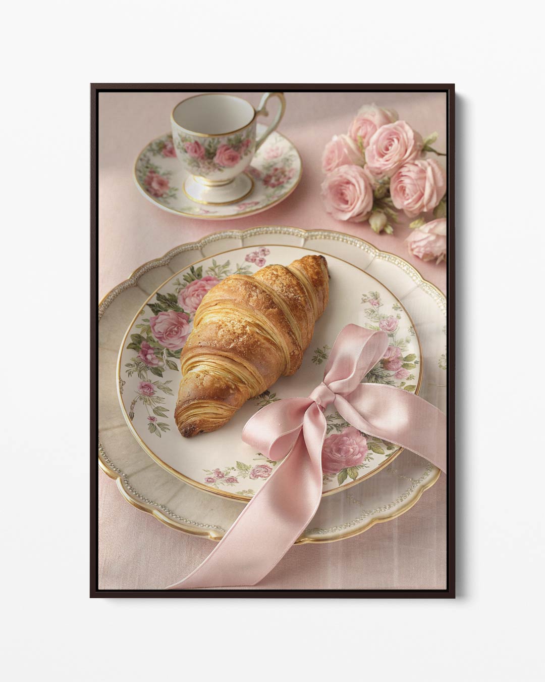 Elegant Ontbijt Sfeerbeeld Kunstwerk-canvas-dibond-plexiglas-wanddecoratie-WallArtistic