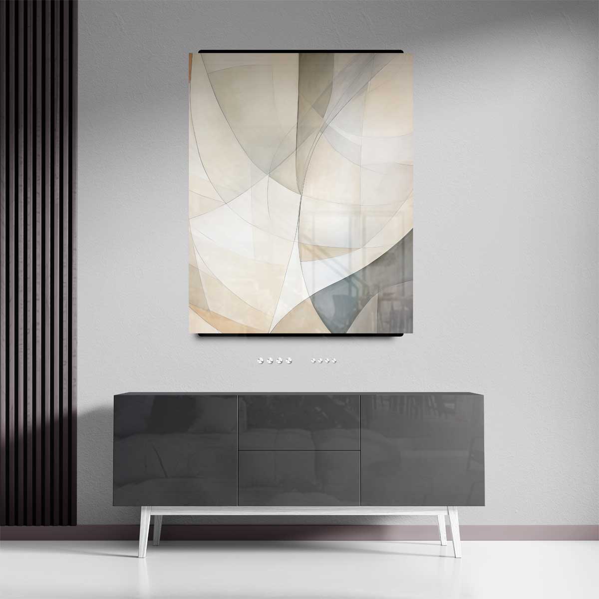 Lyrische Lijnen Kunstwerk-canvas-dibond-plexiglas-wanddecoratie-WallArtistic