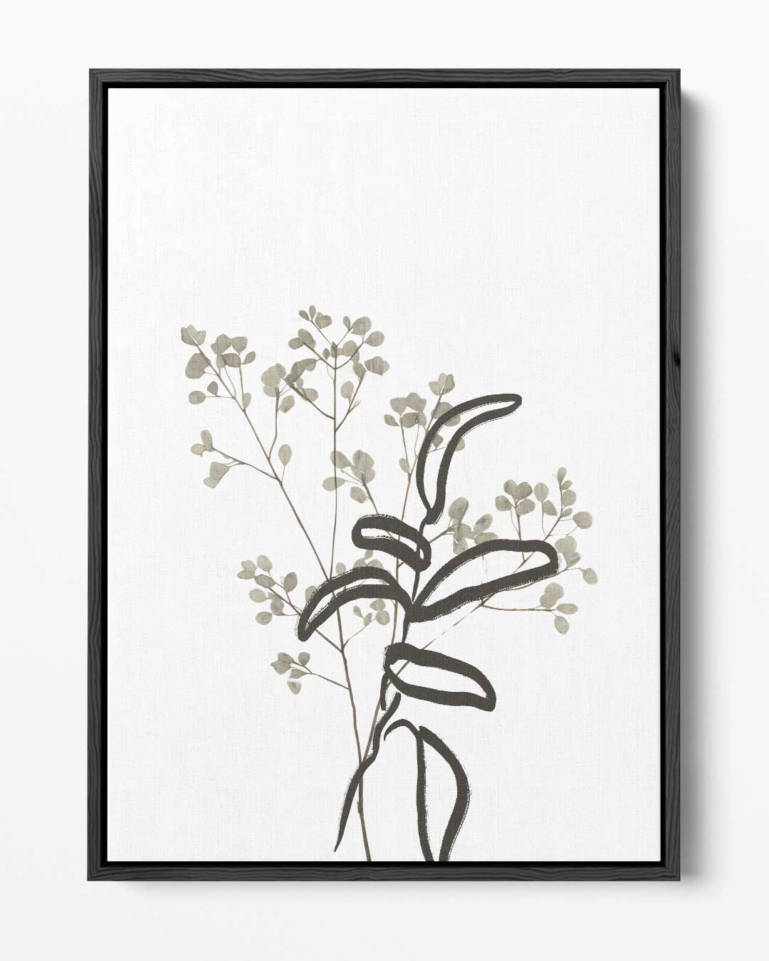 Minimalistische Botanische Illustratie Kunstwerk-canvas-dibond-plexiglas-wanddecoratie-WallArtistic