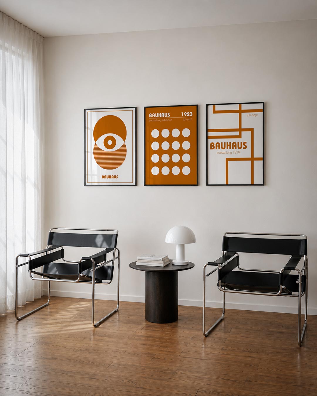 Cirkel en strepen Posterset