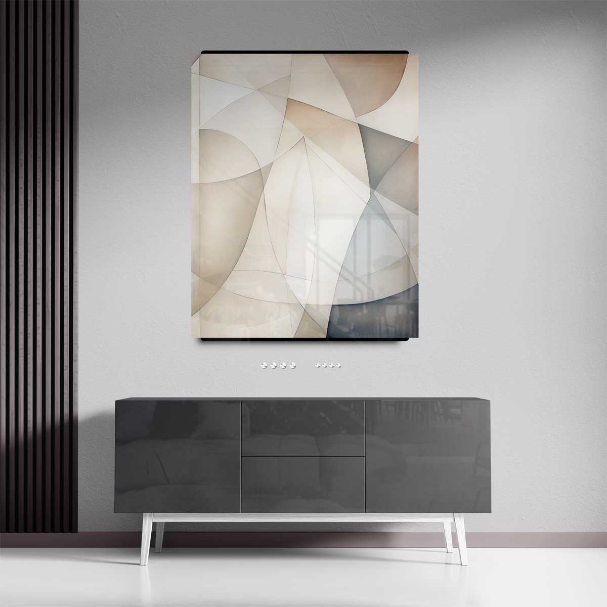 Subtiele Abstractie in Neutrale Tinten Kunstwerk-canvas-dibond-plexiglas-wanddecoratie-WallArtistic