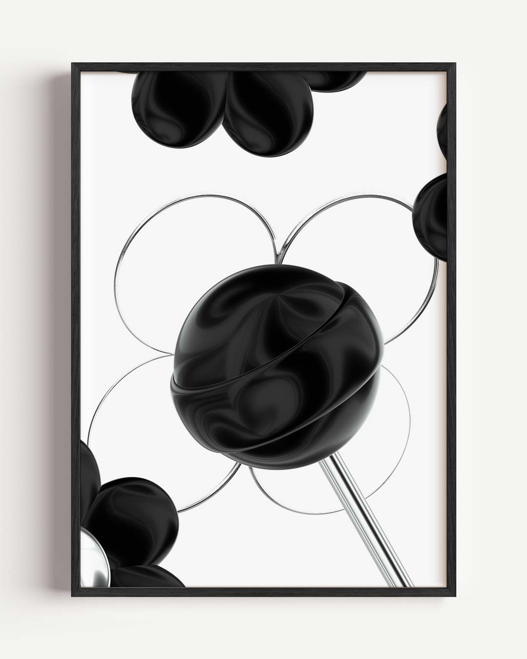 Modern Minimalistische Bloemenposter
