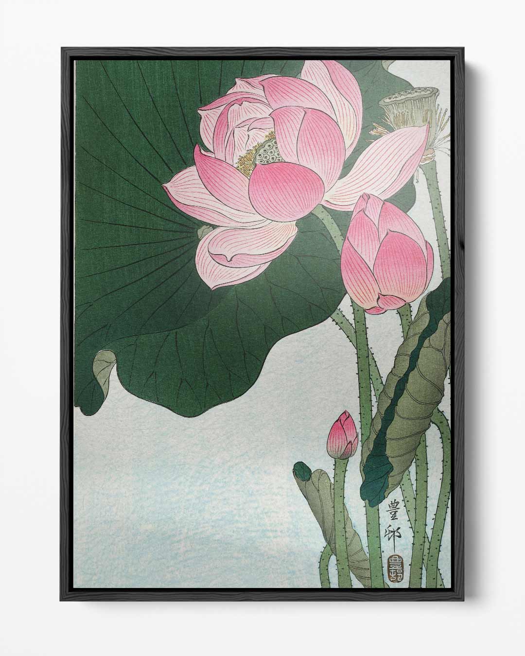 Vrolijke Lotus Droom Kunstwerk-canvas-dibond-plexiglas-wanddecoratie-WallArtistic