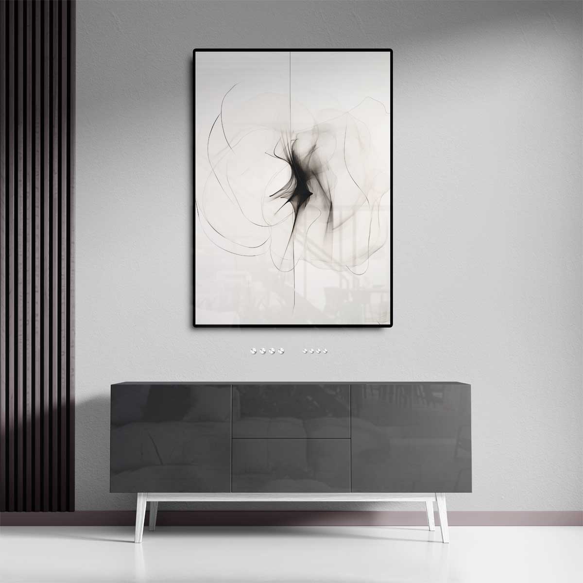 Dans van Zwarte Mist Kunstwerk-canvas-dibond-plexiglas-wanddecoratie-WallArtistic