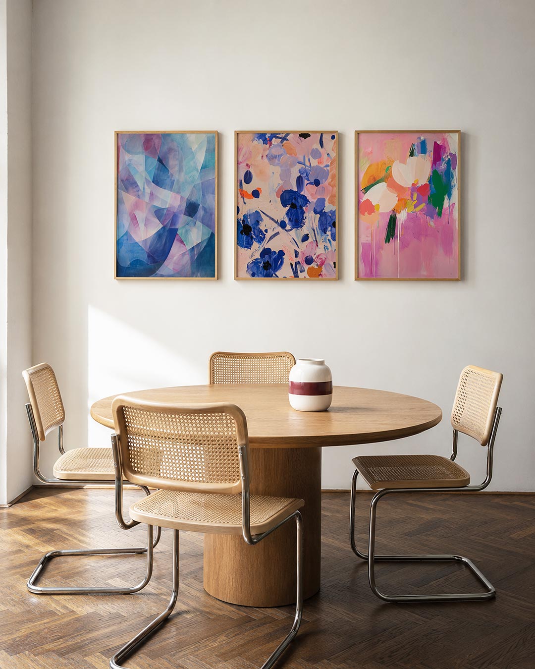 Kleurrijke vormen Posterset