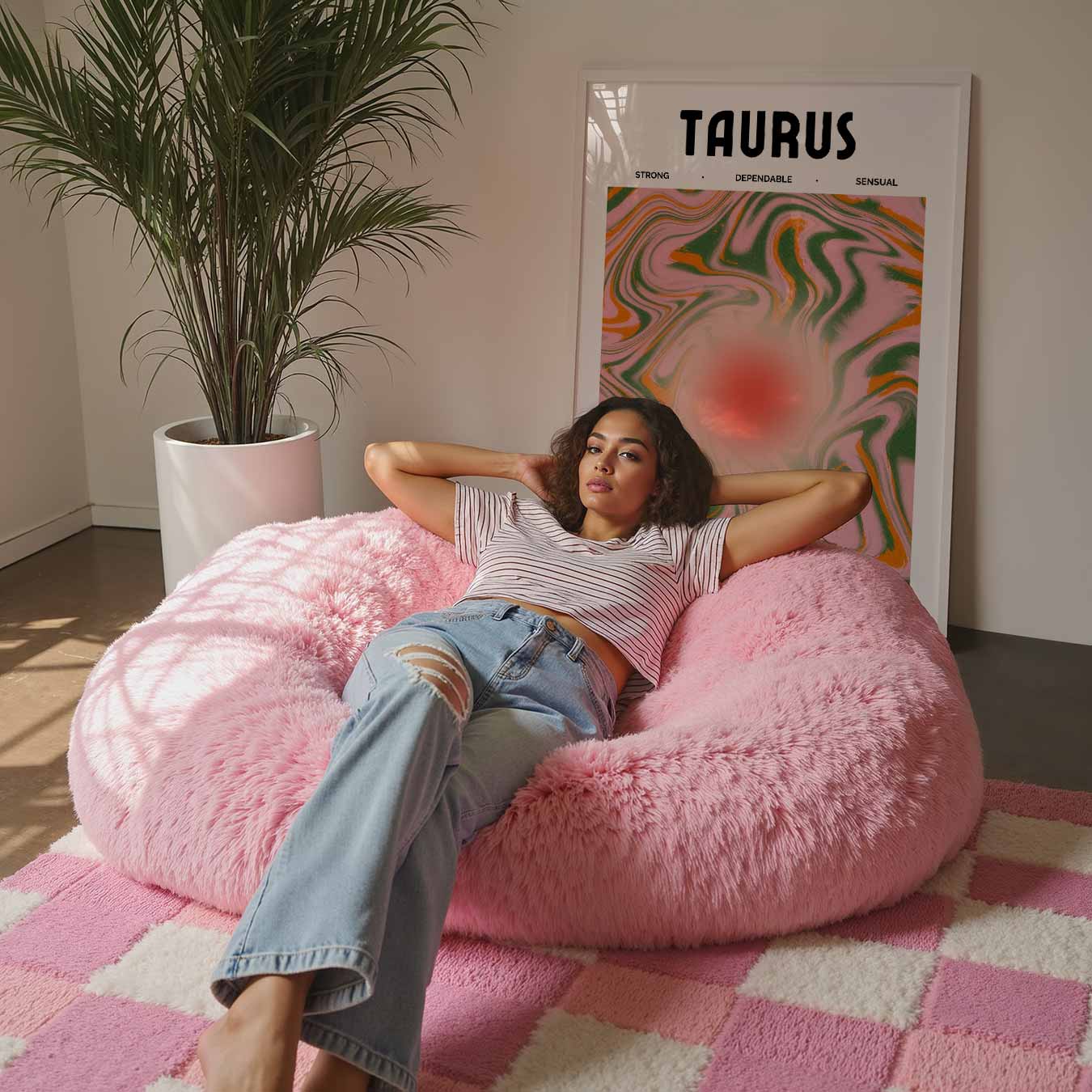 Taurus Abstracte Poster