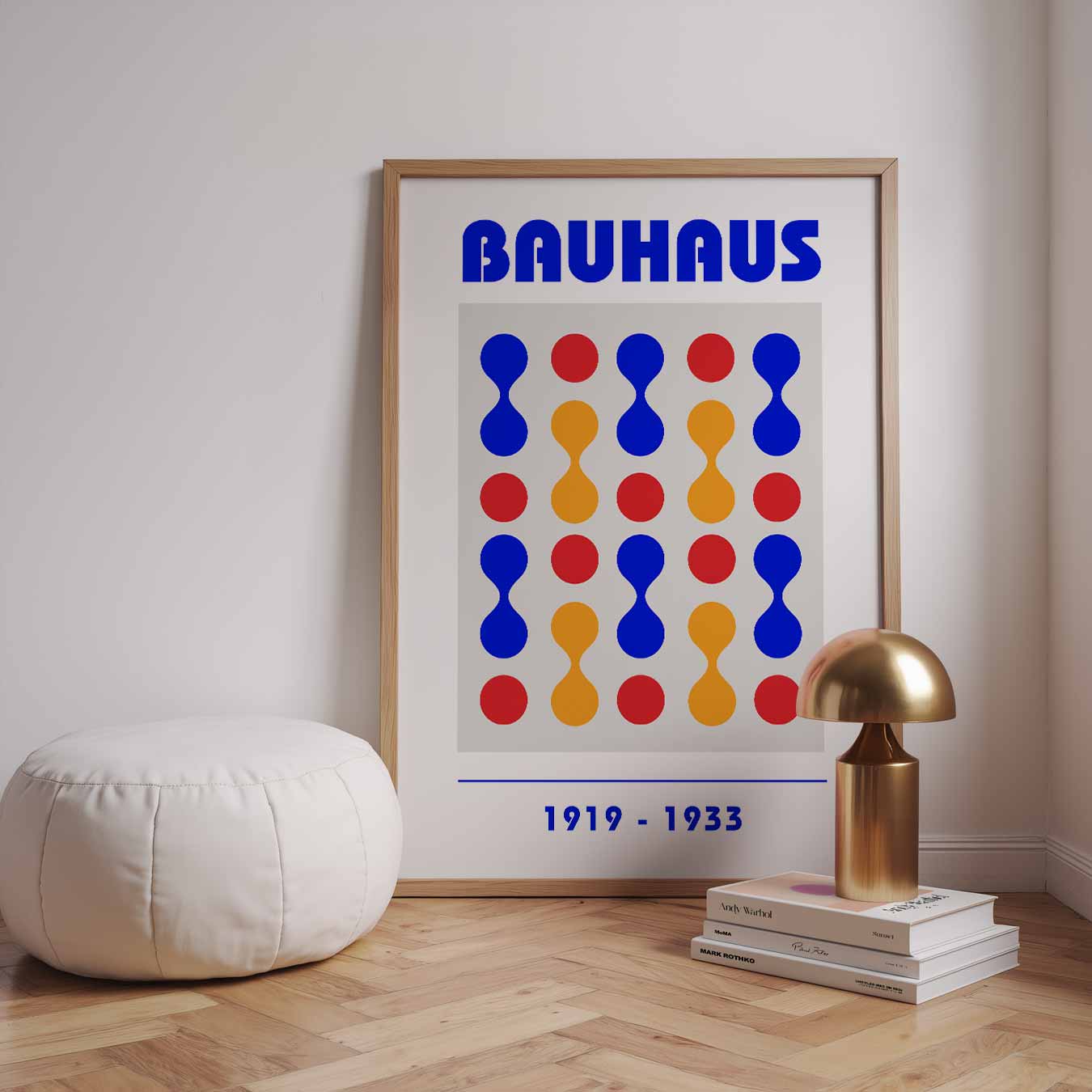Retro Bauhaus Kunstposter