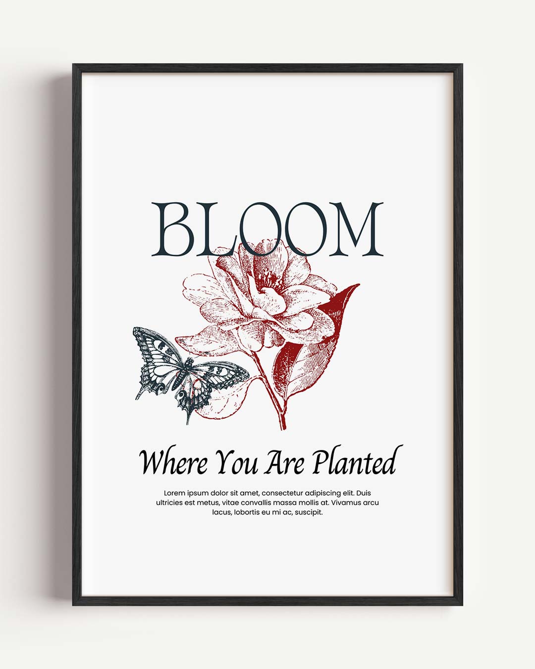 Bloeiende Inspiratie Poster