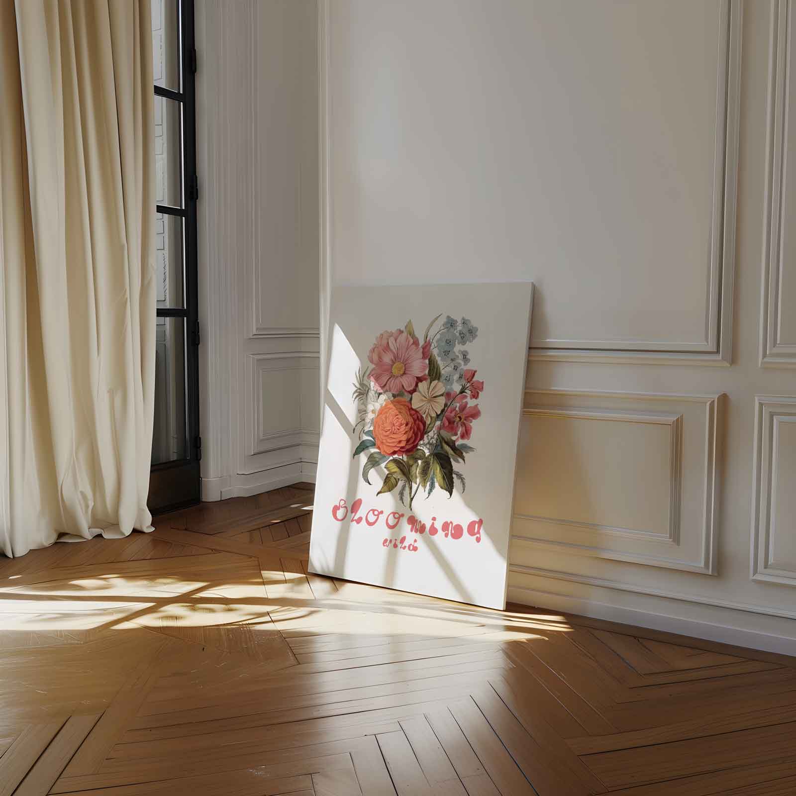 Bloeiend Wild Kunstwerk-canvas-dibond-plexiglas-wanddecoratie-WallArtistic
