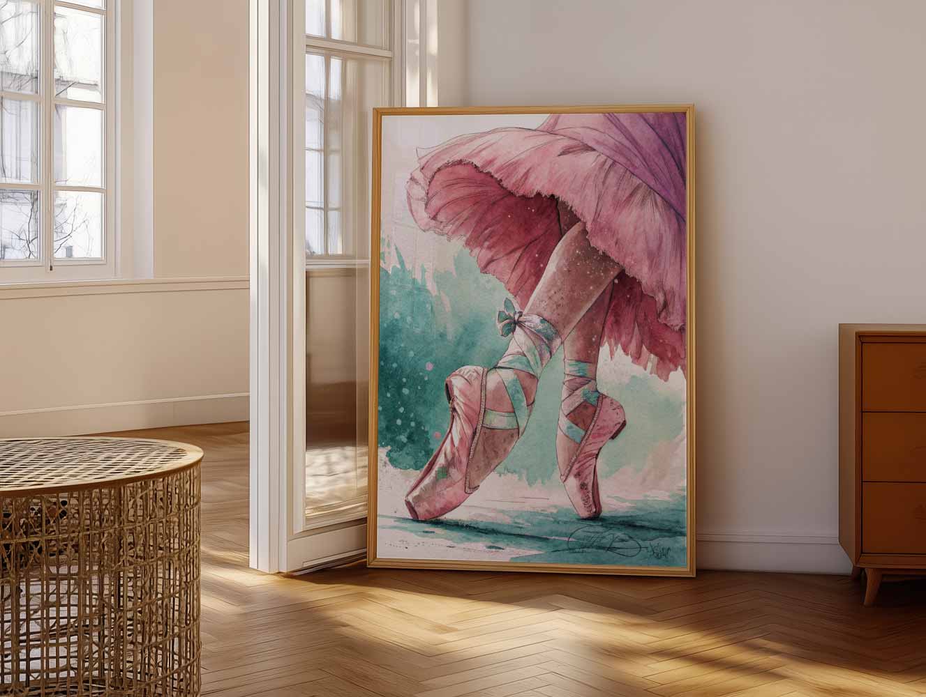 Elegant Ballet Moment Poster