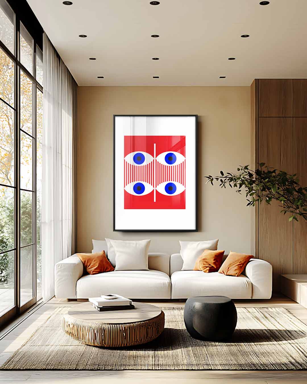 Blik van de Kunstenaar Kunstwerk-canvas-dibond-plexiglas-wanddecoratie-WallArtistic