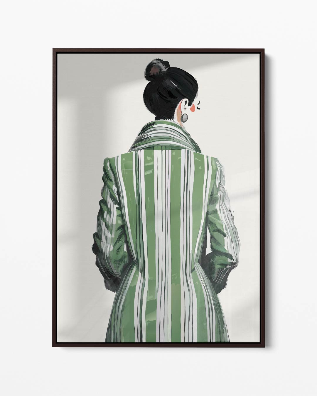 Stijlvolle Strepen Achteraanzicht Kunstwerk-canvas-dibond-plexiglas-wanddecoratie-WallArtistic