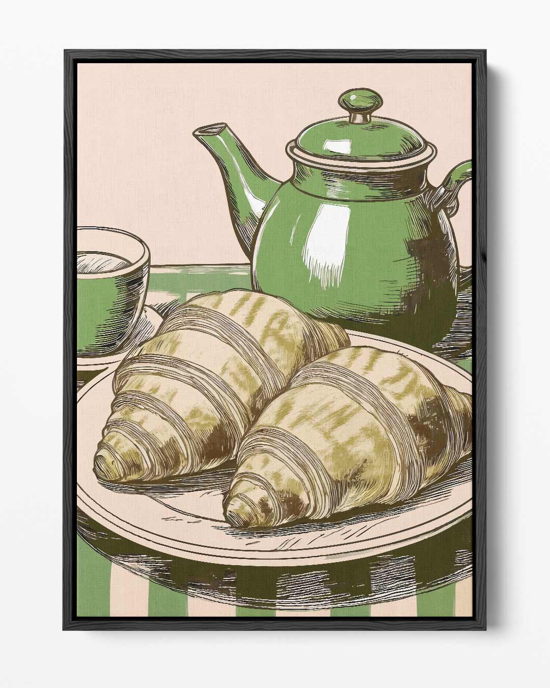 Ontbijt in Stijl Kunstwerk-canvas-dibond-plexiglas-wanddecoratie-WallArtistic