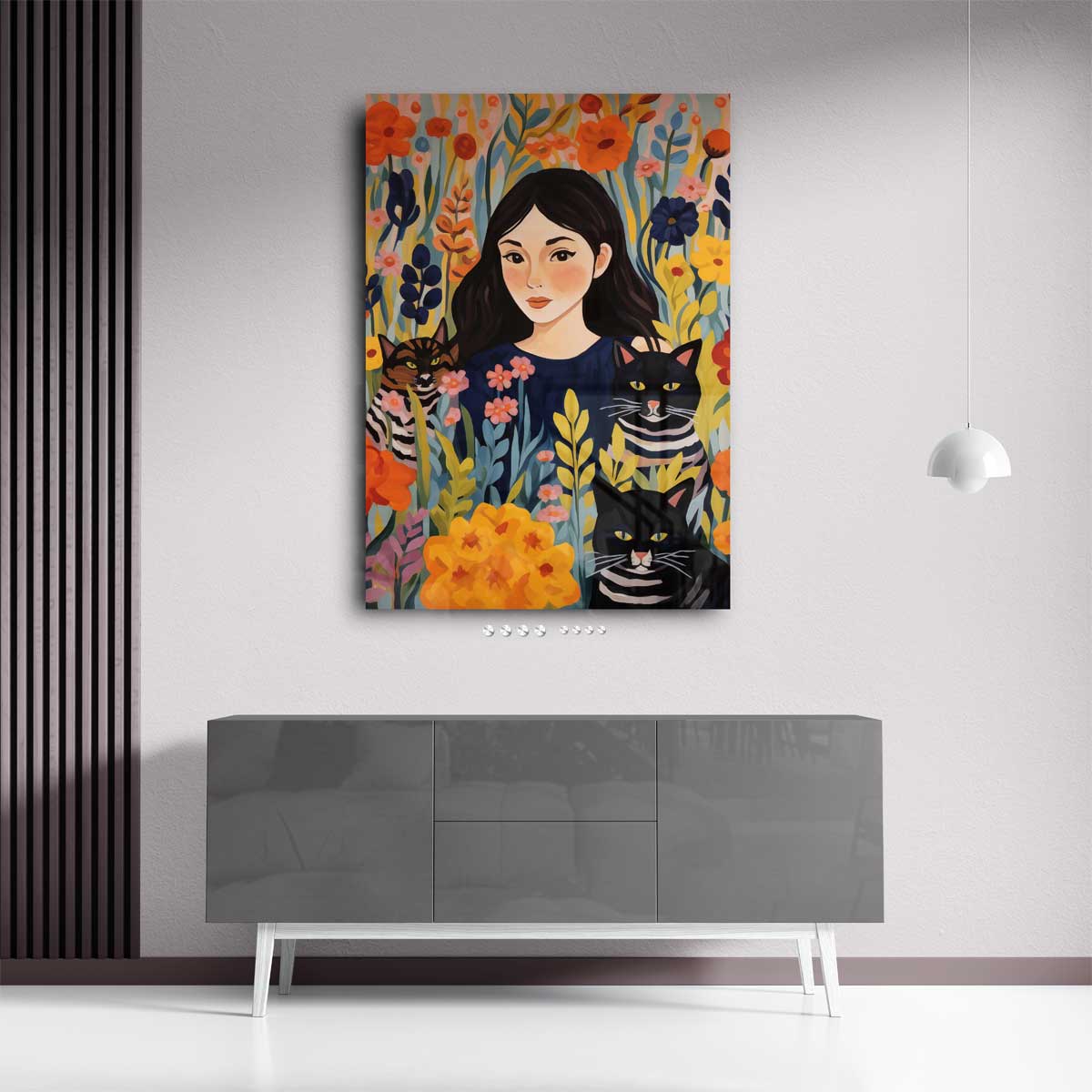Vrolijke Tuinmomenten Kunstwerk-canvas-dibond-plexiglas-wanddecoratie-WallArtistic