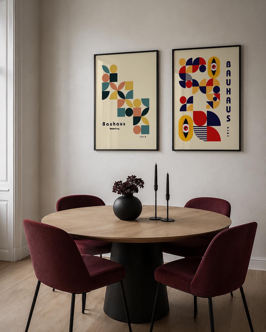 Vormen en kleurvlakken Posterset