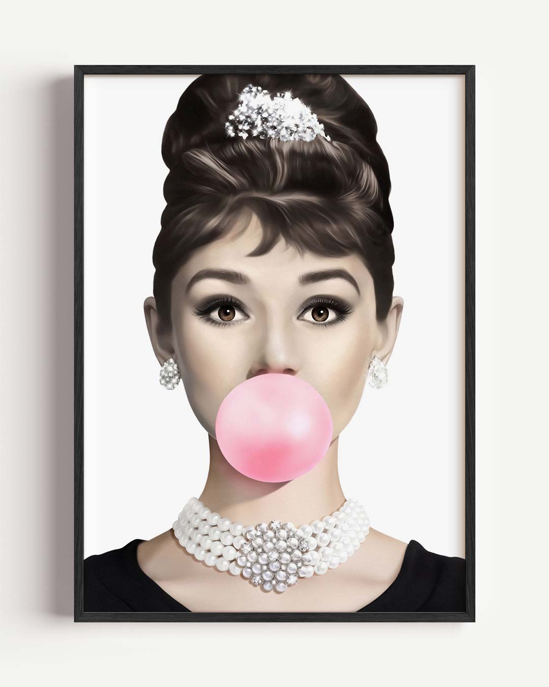 Stijlvolle Elegantie met een Knipoog Poster