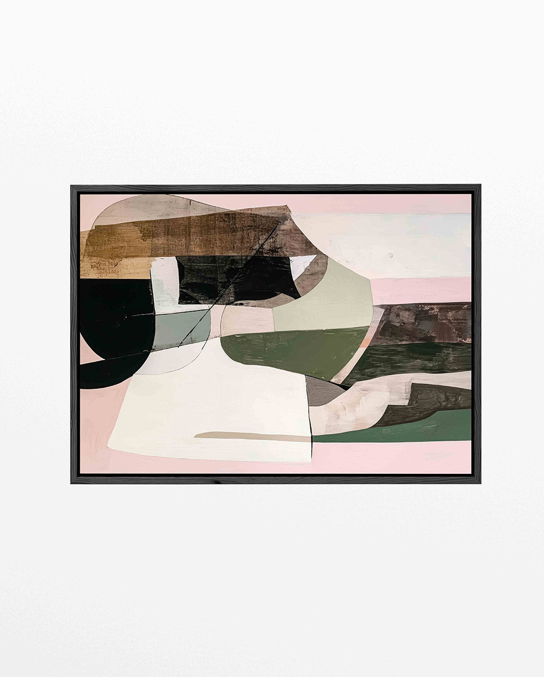 Organische vormen compositie Kunstwerk