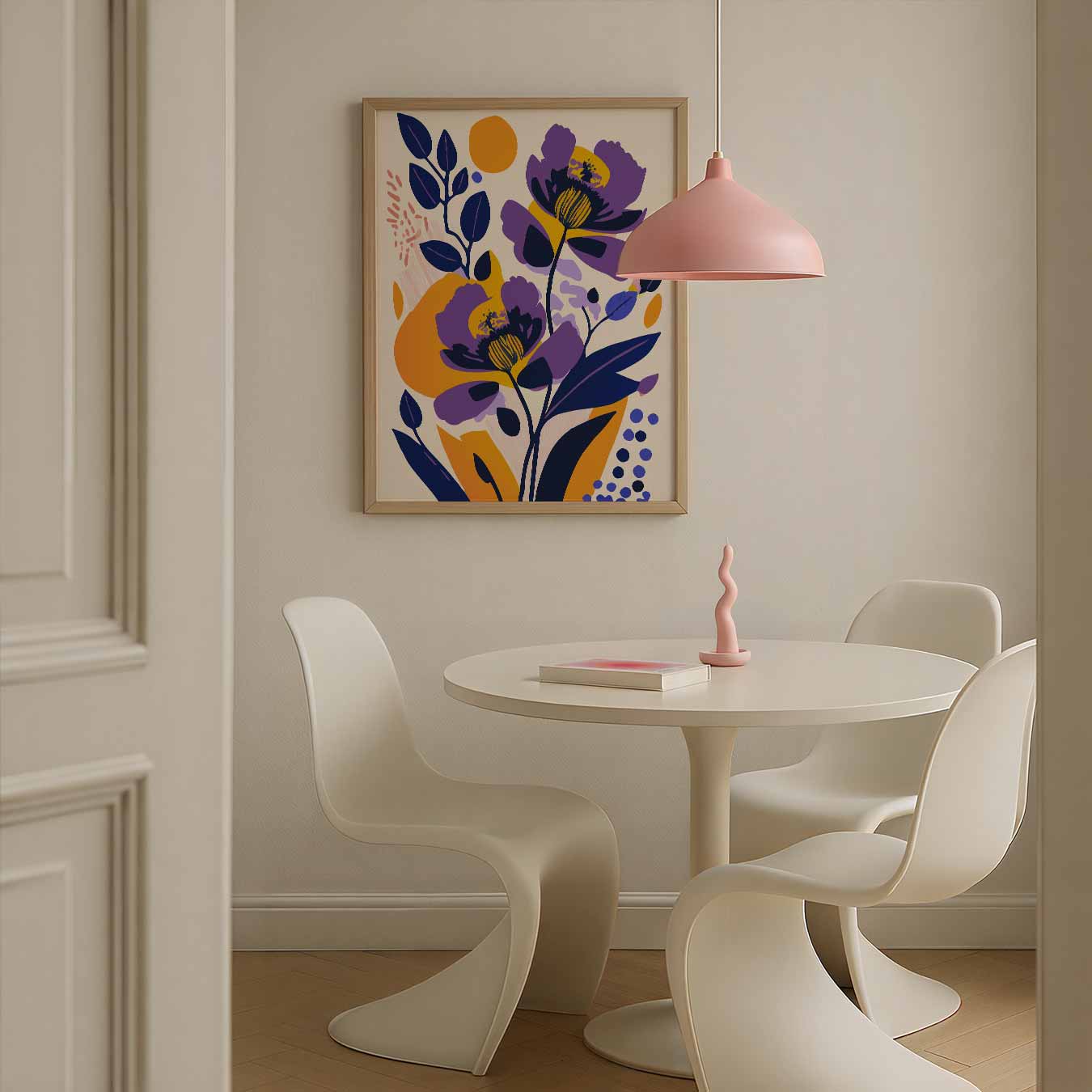 Vrolijke Bloemendroom Poster