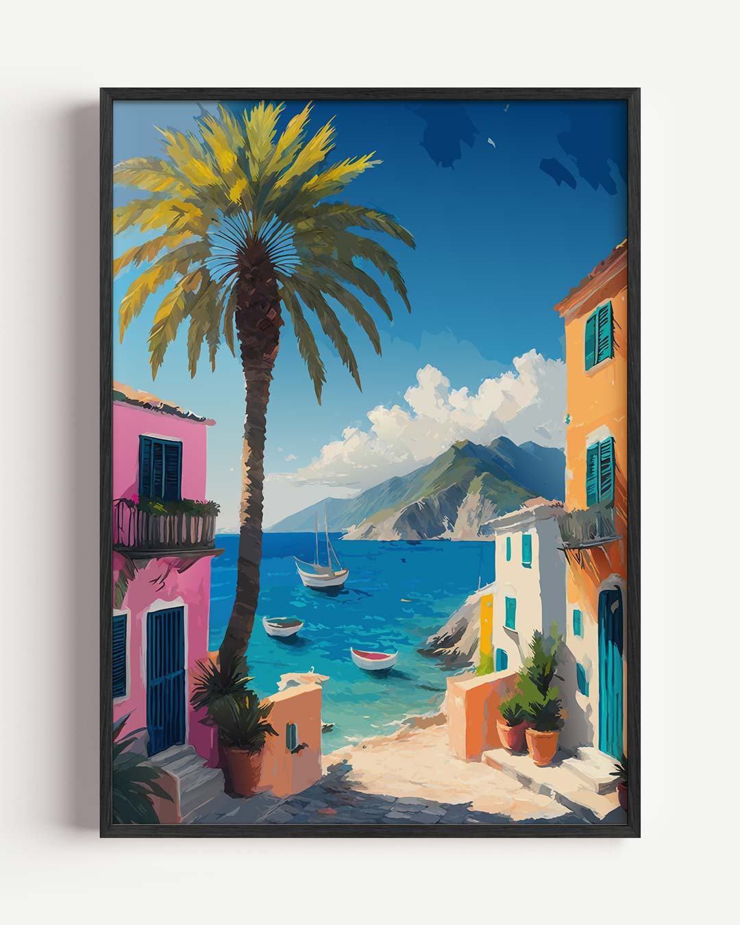 Mediterrane Droomlandschap Poster