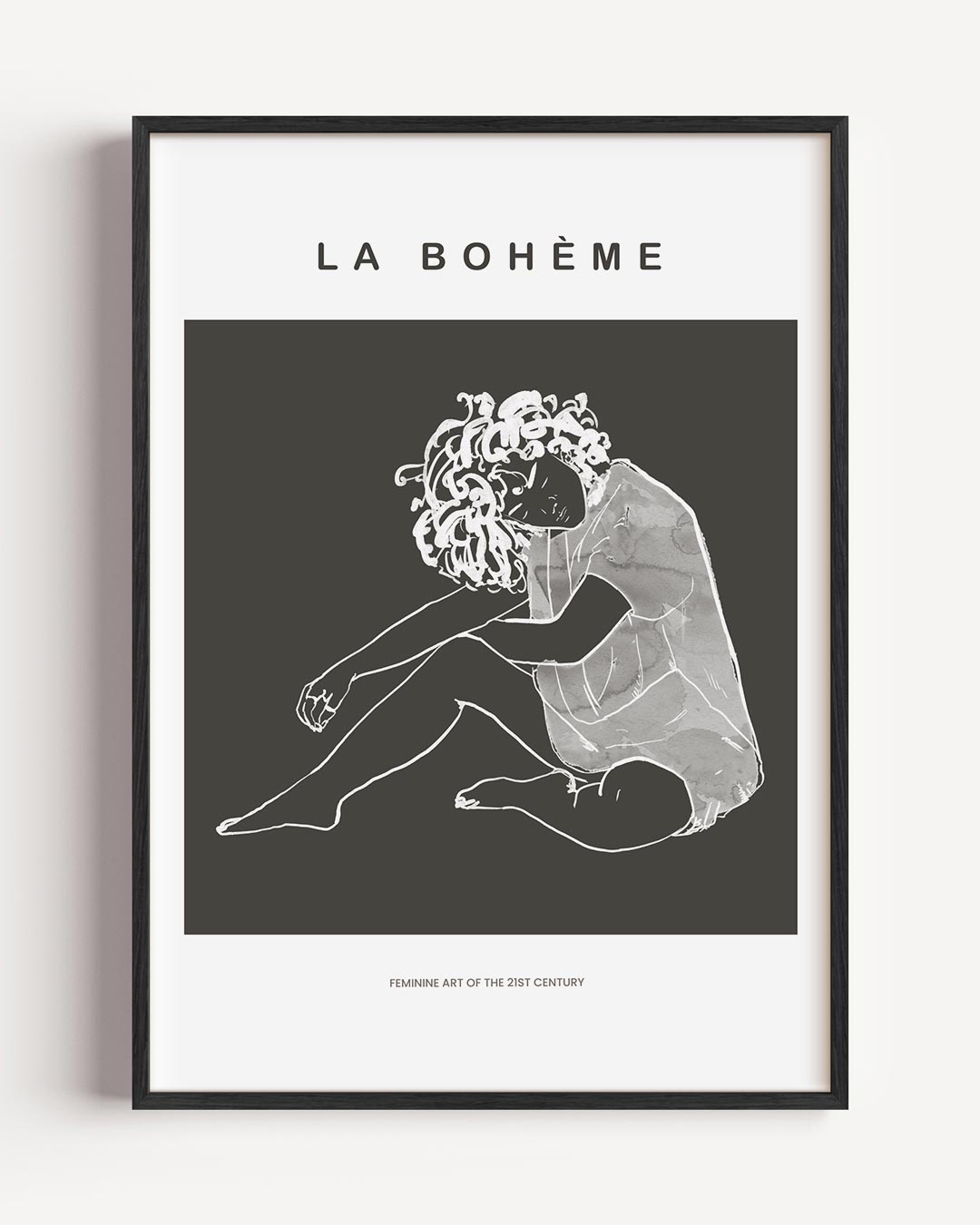 La Bohème Vrouwelijke Elegantia Poster-WallArtistic
