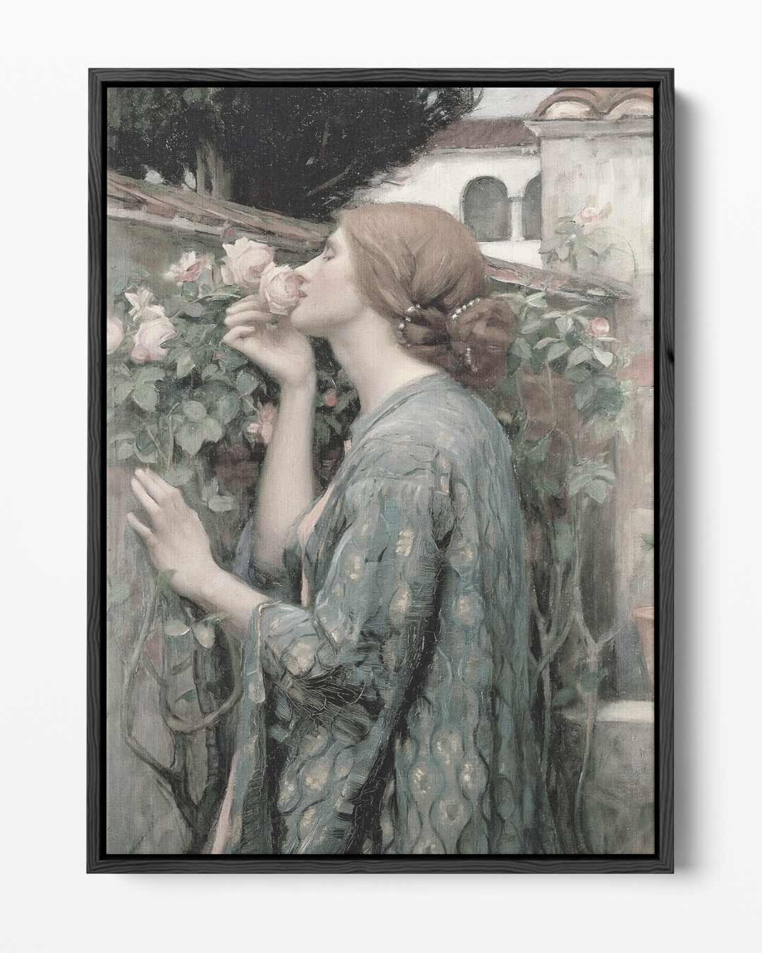 De geur van rozen Kunstwerk-canvas-dibond-plexiglas-wanddecoratie-WallArtistic