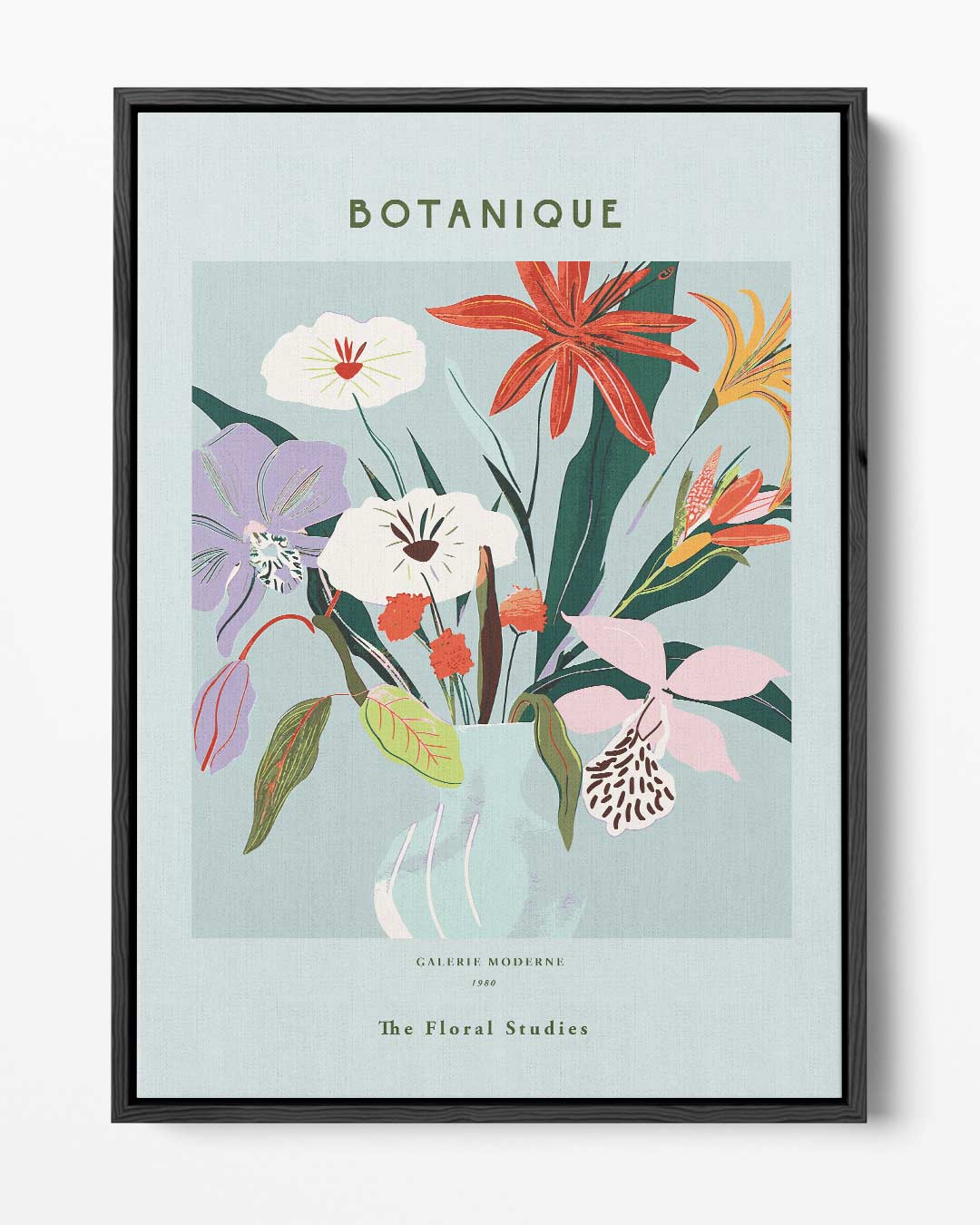 Botanic Bliss Bloemenkunst Kunstwerk-canvas-dibond-plexiglas-wanddecoratie-WallArtistic