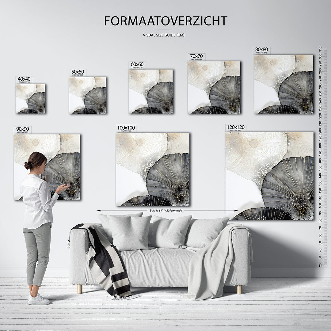 Organische vormen Kunstwerk