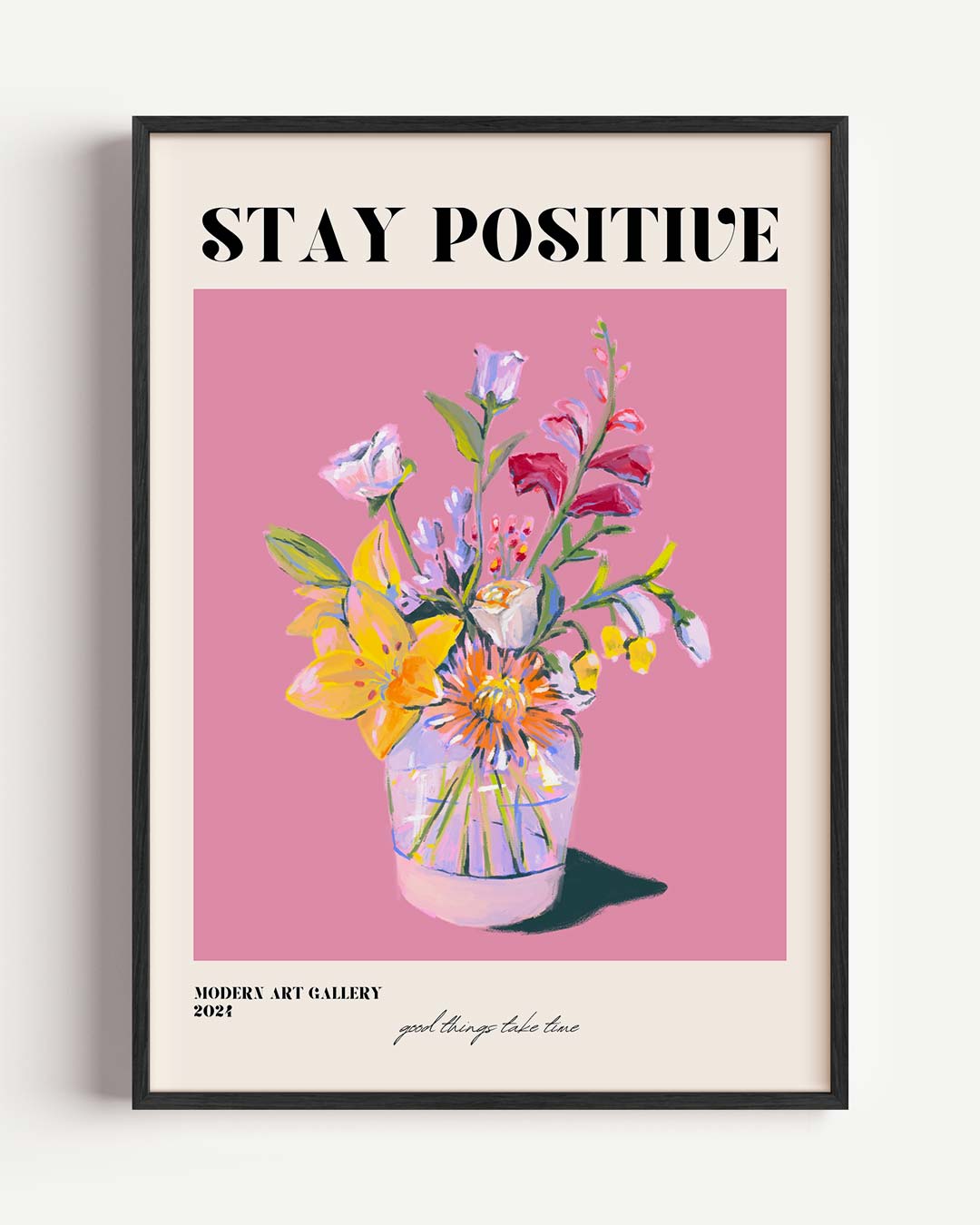 Inspirerende Bloemenpracht Poster