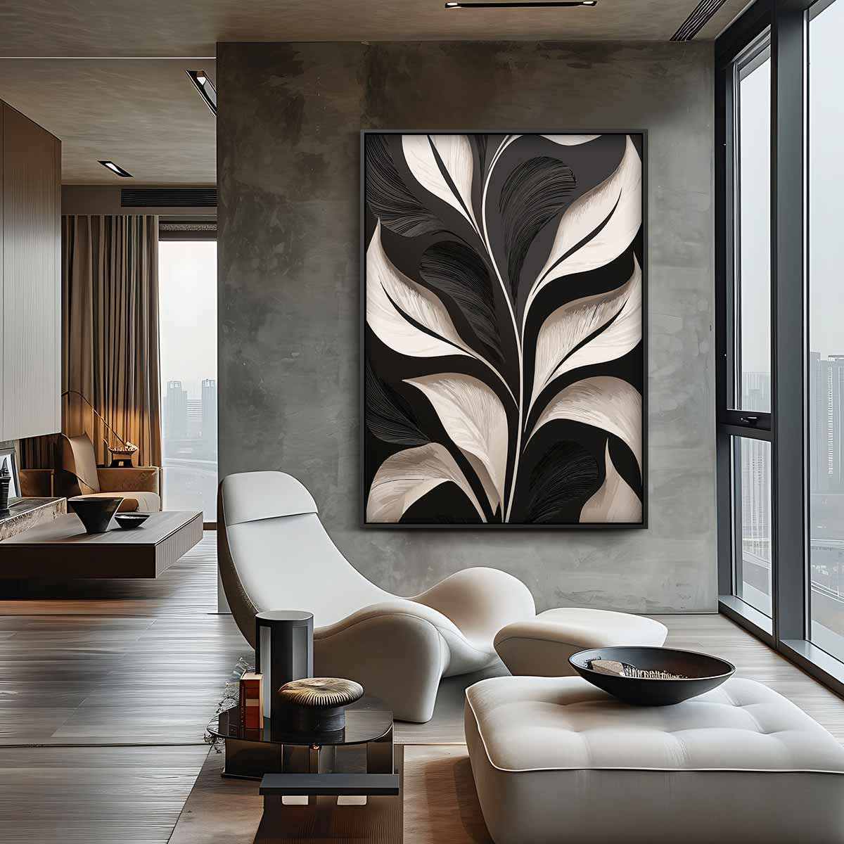 Natuurlijke Elegantie Kunstwerk-canvas-dibond-plexiglas-wanddecoratie-WallArtistic
