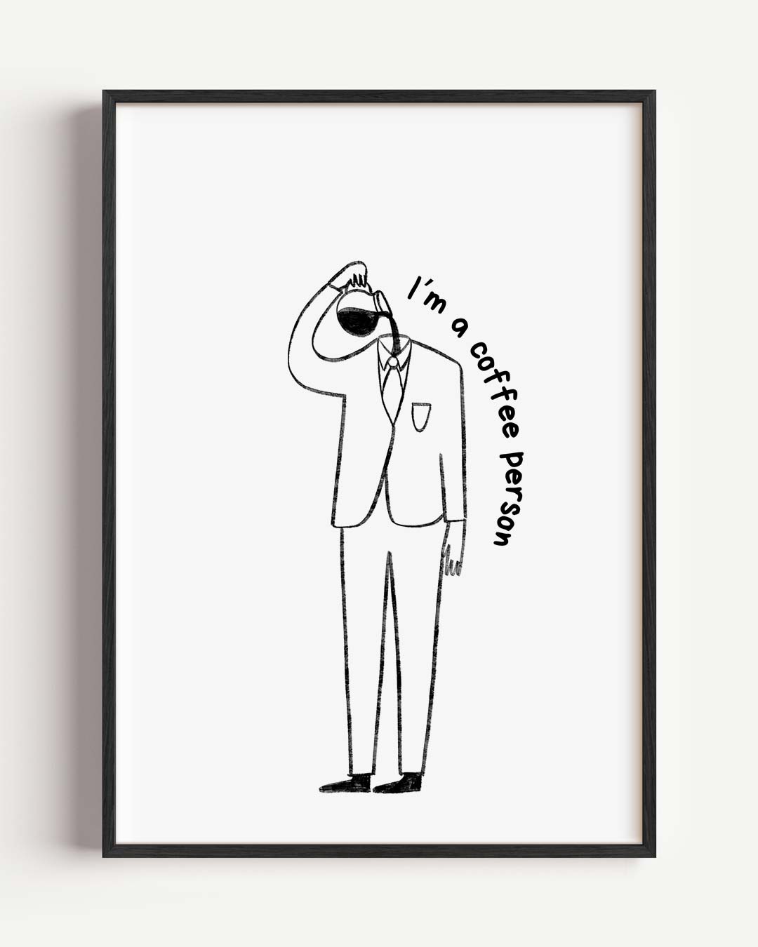 Koffiehumor Wandposter