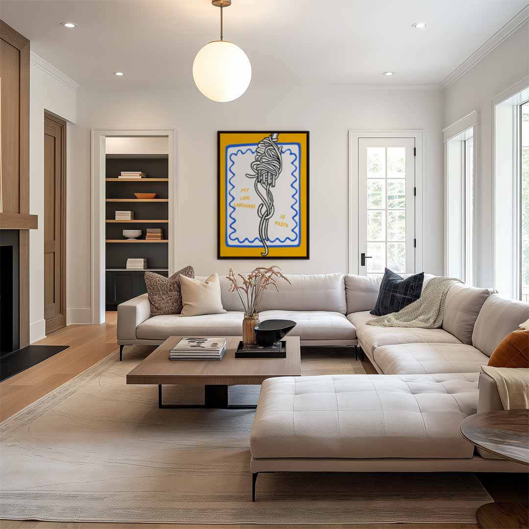 Pastaliefde Wanddecoratie Kunstwerk-canvas-dibond-plexiglas-wanddecoratie-WallArtistic