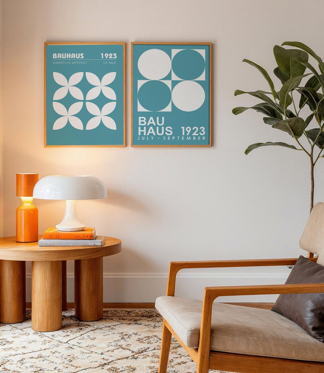 Vormritme en kleur Posterset