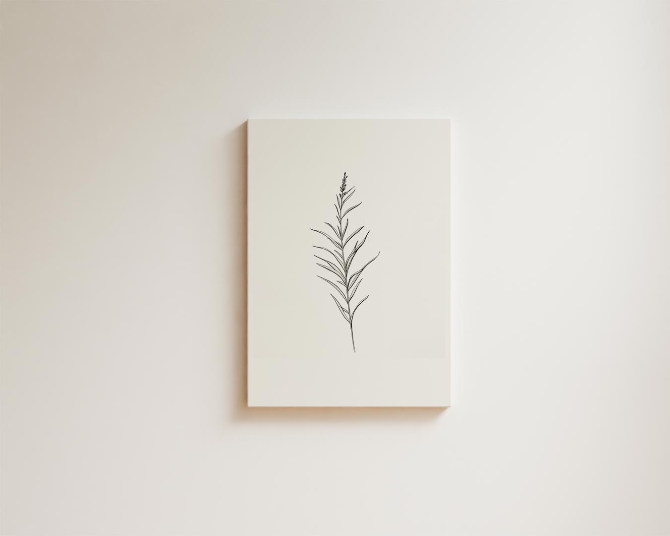 Minimalistisch Botanisch Kunstwerk-canvas-dibond-plexiglas-wanddecoratie-WallArtistic