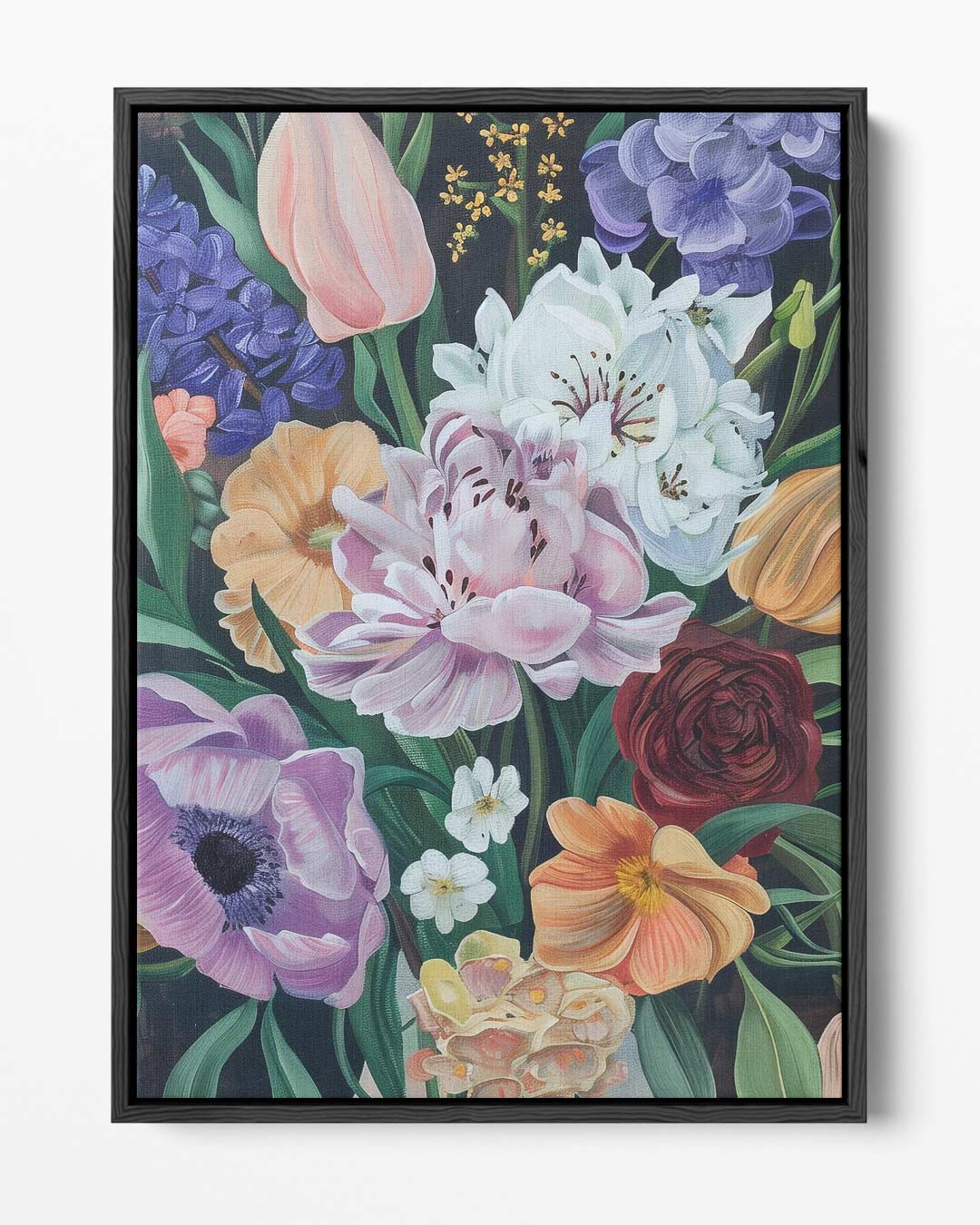 Bloemenpracht op Canvas Kunstwerk-canvas-dibond-plexiglas-wanddecoratie-WallArtistic