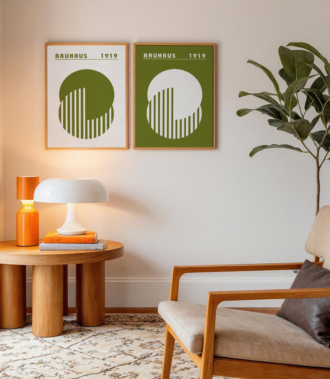 Cirkel en strepen Posterset