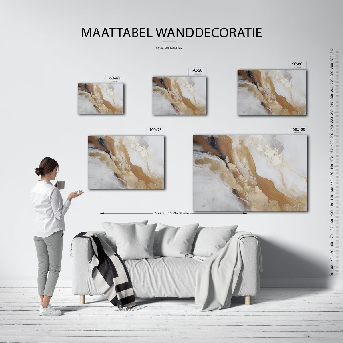 Organische vormen Kunstwerk