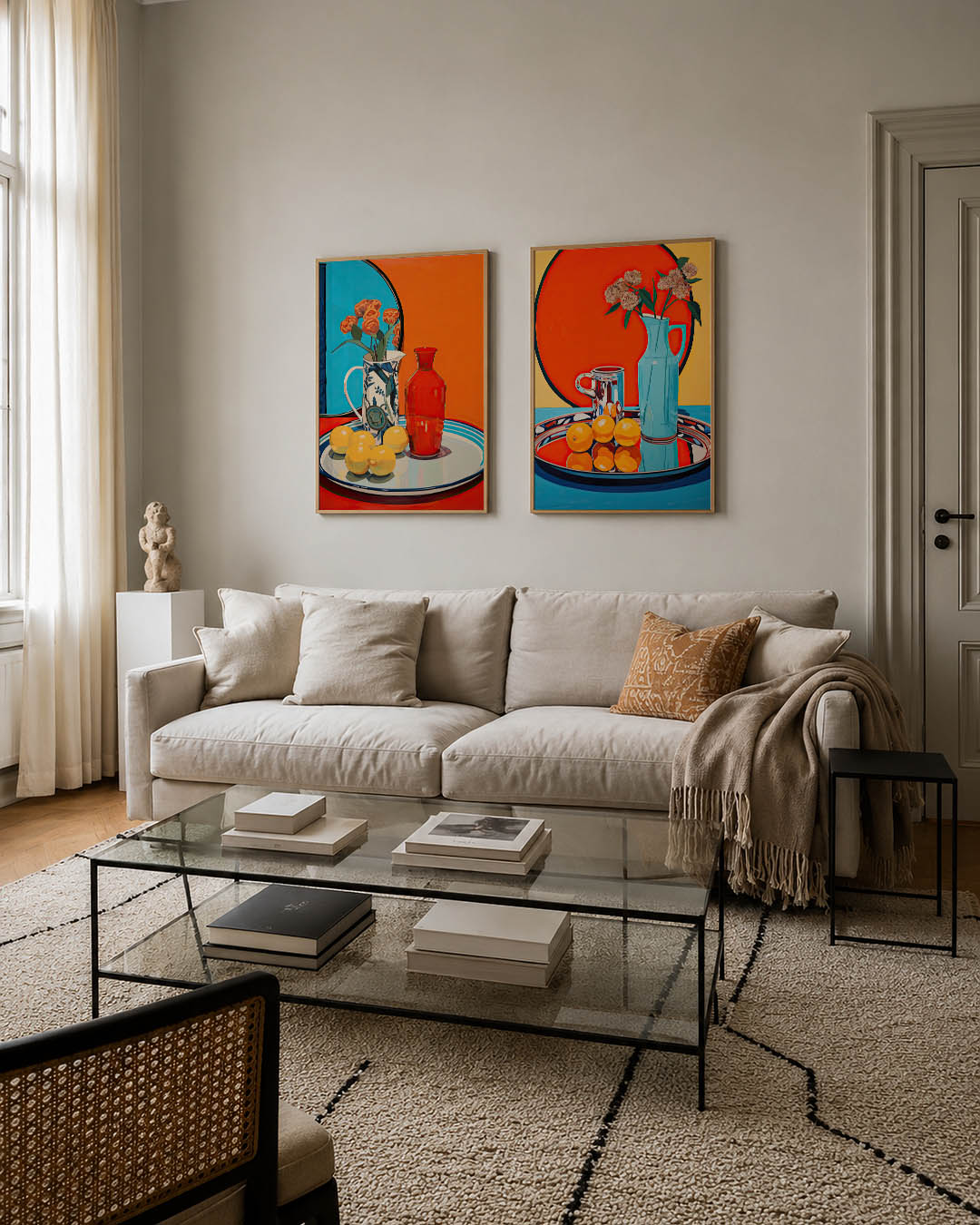 Kleurrijke stilleven Posterset