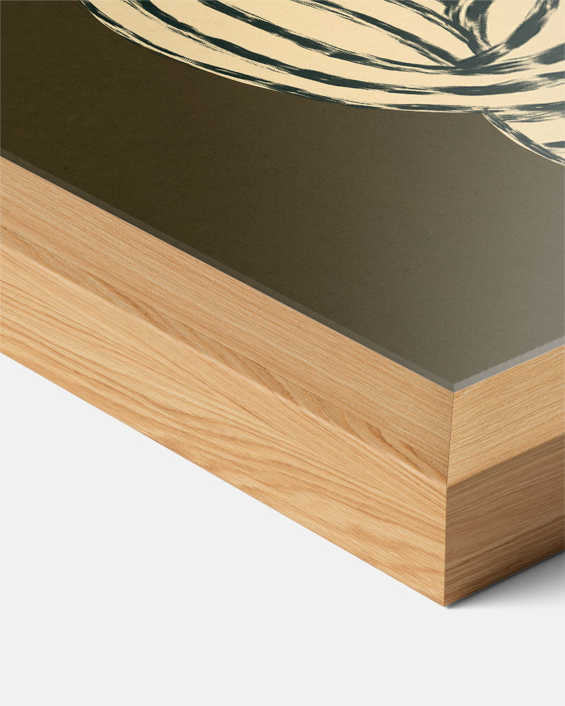 Relaxed Vibes Striped Art Poster-WallArtistic