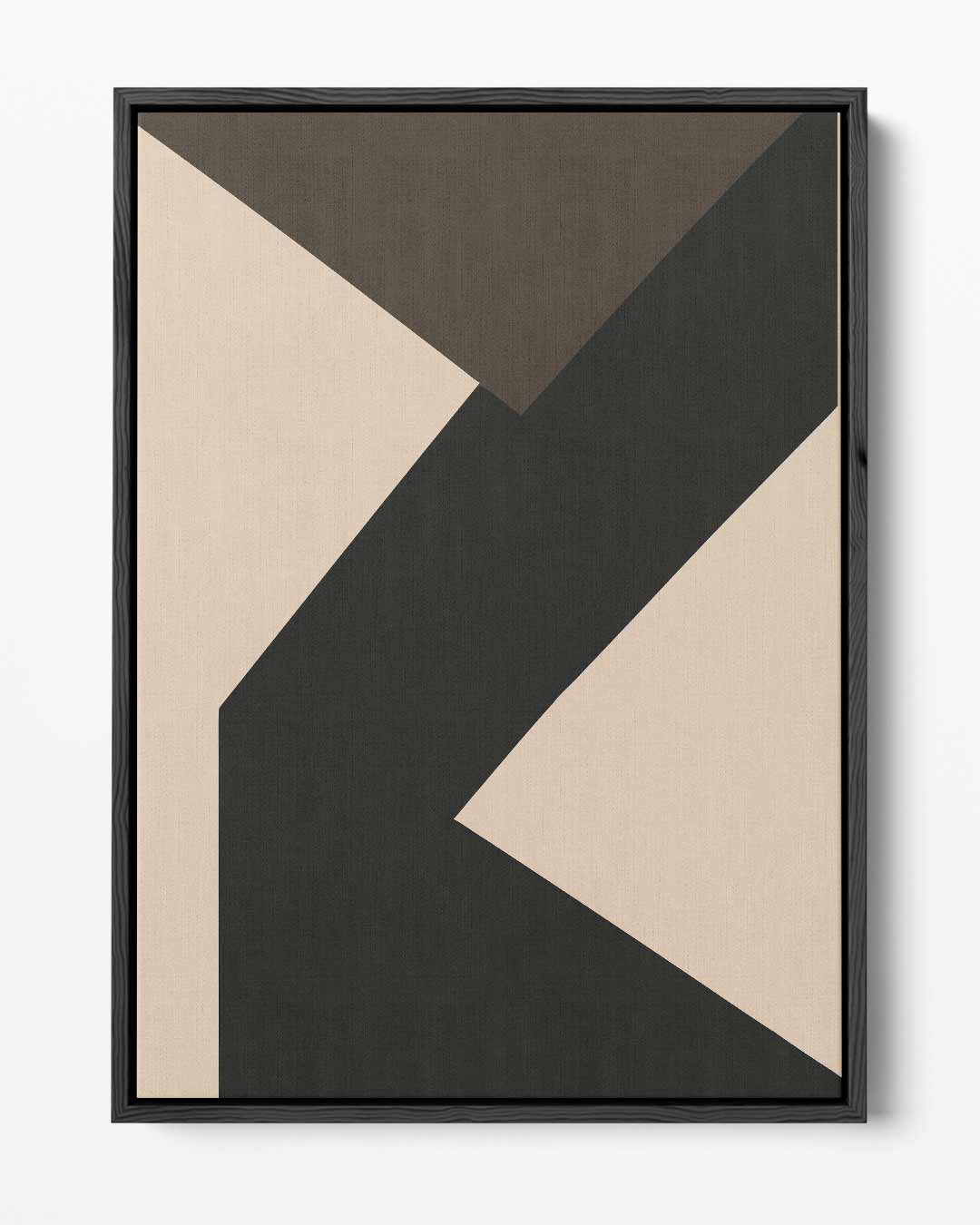 Dynamisch Abstract Contrast Kunstwerk-canvas-dibond-plexiglas-wanddecoratie-WallArtistic