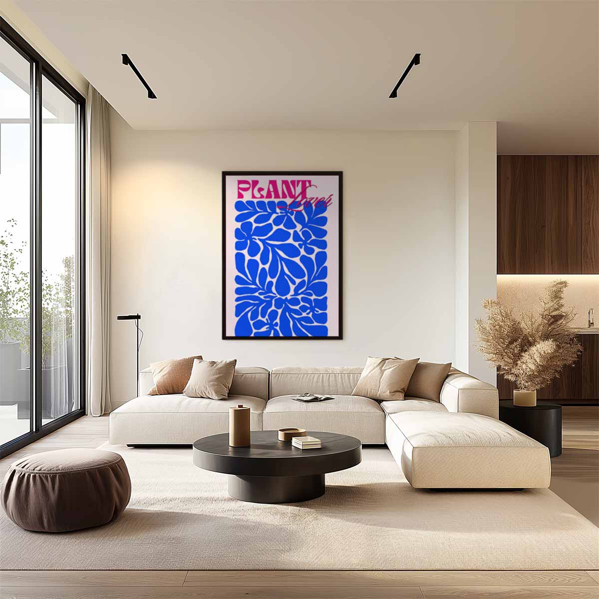 Kleurrijke Botanische Fantasie Kunstwerk-canvas-dibond-plexiglas-wanddecoratie-WallArtistic