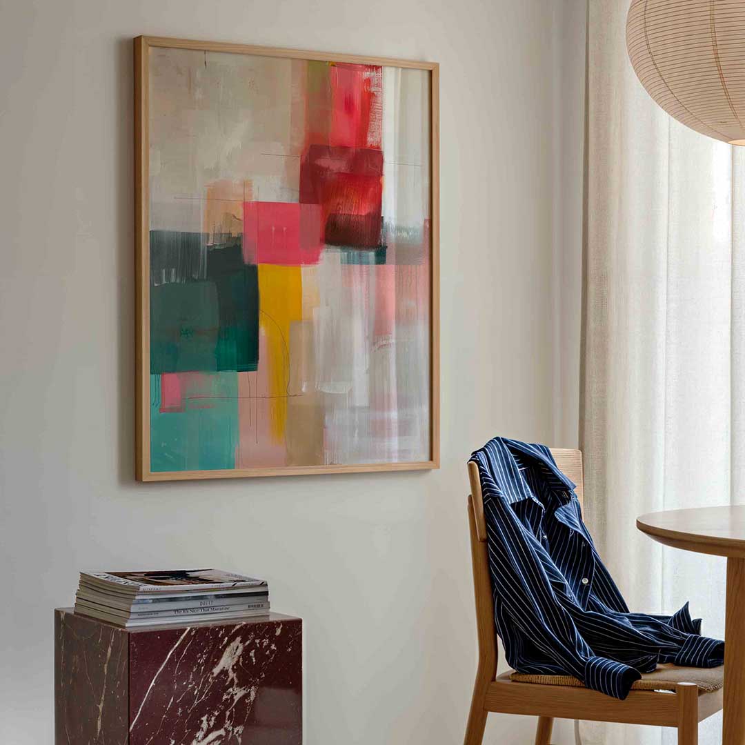 Abstracte vormen Poster