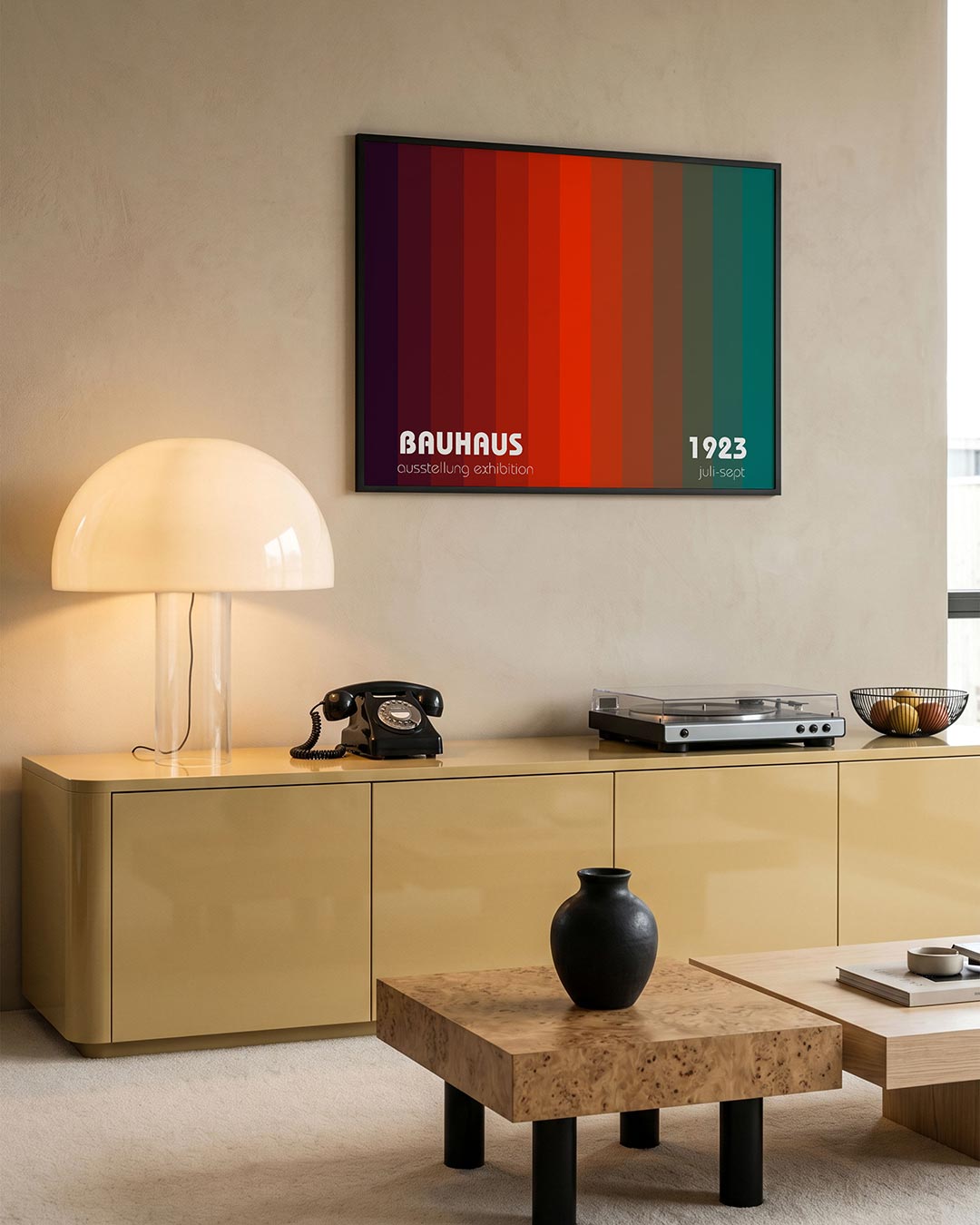 Kleurvlakken en ritme Poster