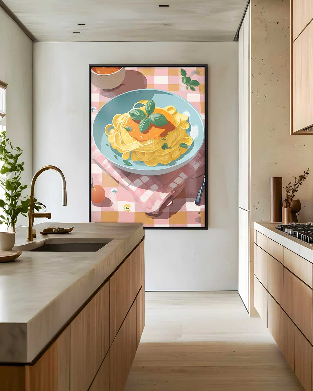Pasta Still Life Kunstwerk-canvas-dibond-plexiglas-wanddecoratie-WallArtistic