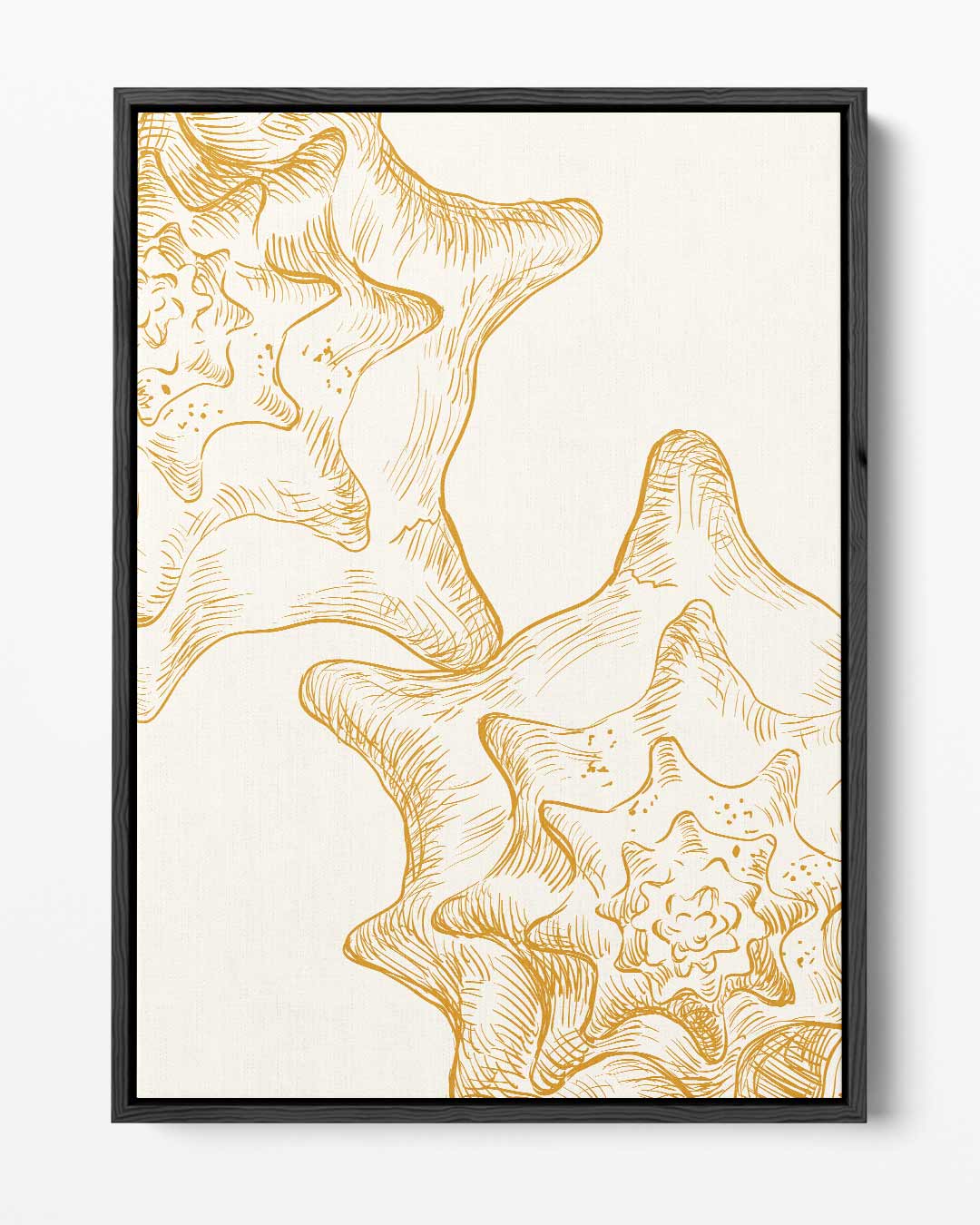 Sterrenpatroon Illustratie Kunstwerk-canvas-dibond-plexiglas-wanddecoratie-WallArtistic