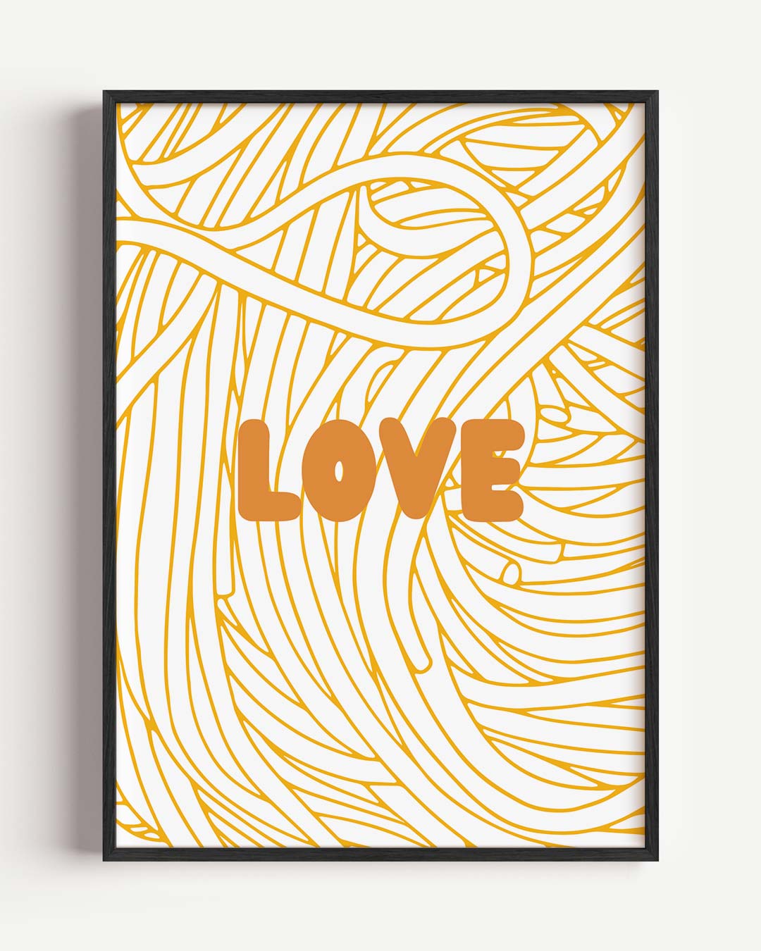Liefdevolle Gouden Krullen Poster