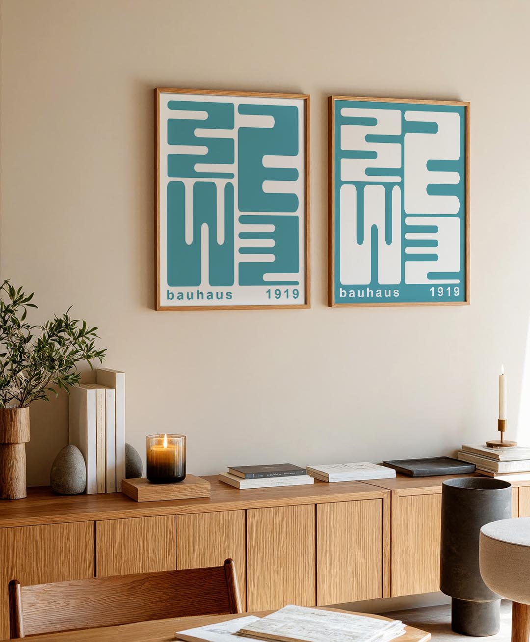 Vorm en lijnen Posterset