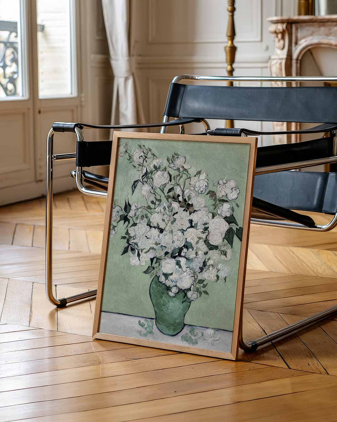 Bloemenpracht in Groen Poster