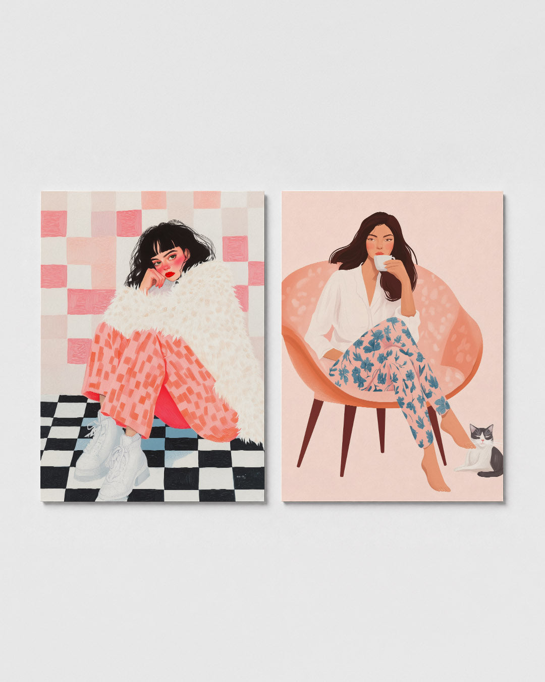 Kleurrijke patronen Posterset