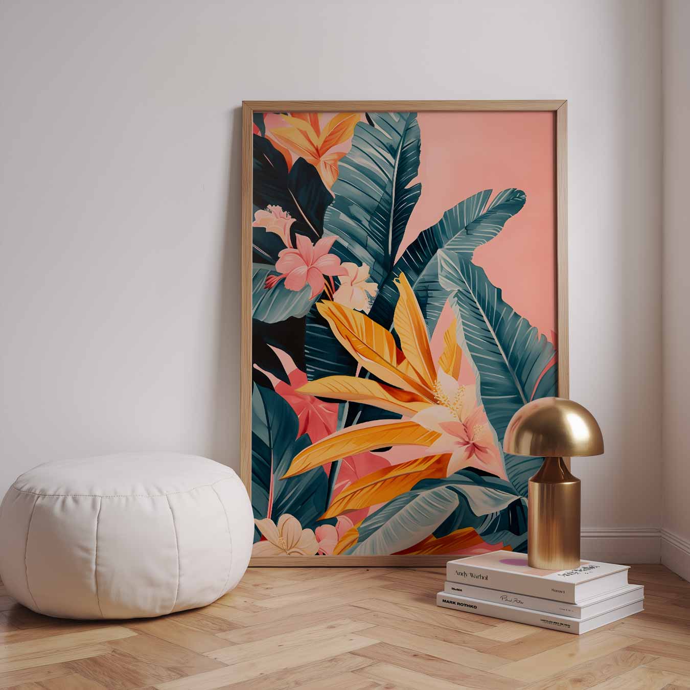 Tropische Bloemenpracht Poster